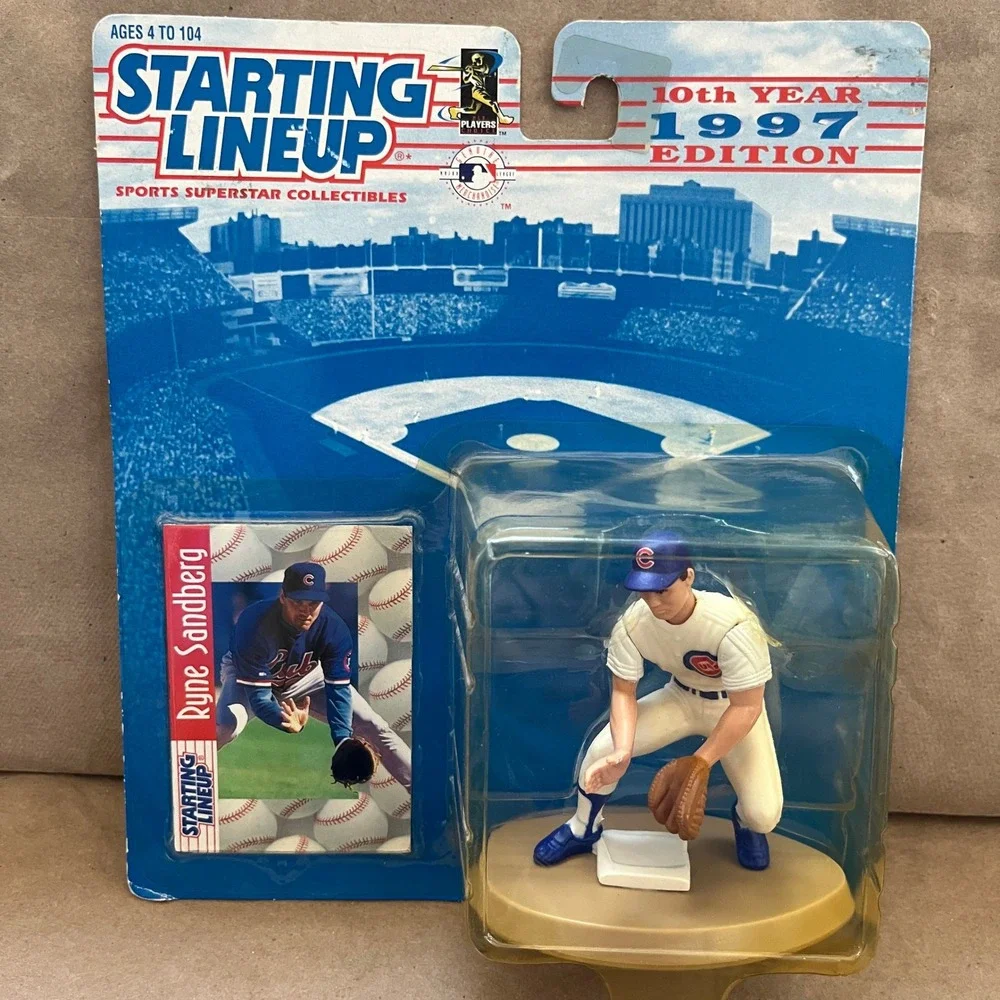 1997 Starting Lineup Ryne Sandberg Chicago Cubs Kenner Figure with Card NEW